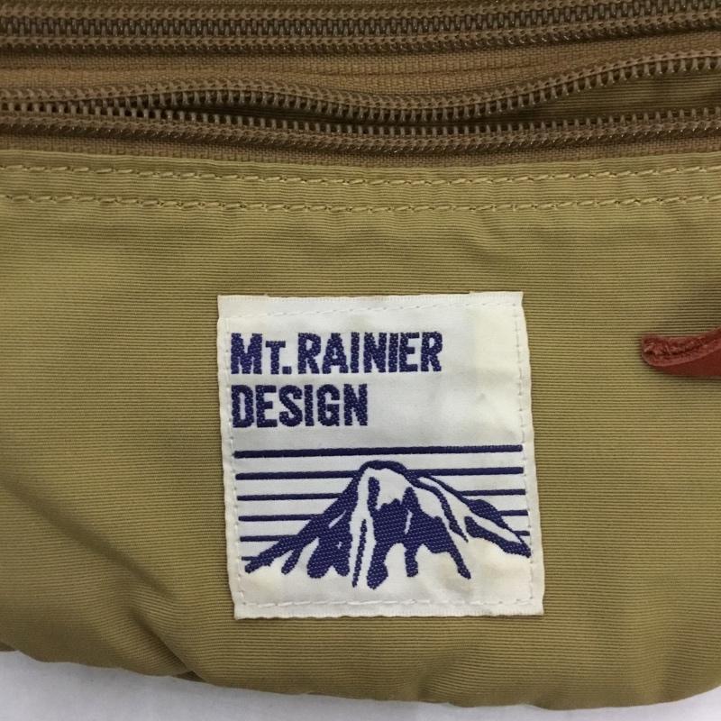 マウントレイニアデザイン Mt RAINIER DESIGN ショルダーバッグ ショルダーバッグ ウエストポーチ ロゴ、文字 ベージュ / ベージュ /  メンズ USED 古着 中古 10128837