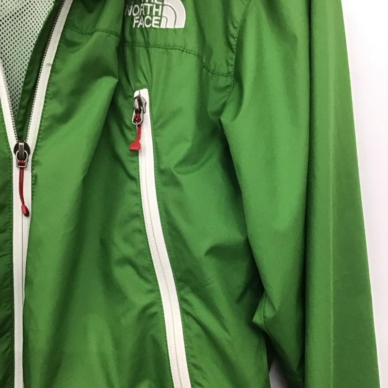 ザノースフェイス THE NORTH FACE ジャケット、上着 ジャンパー、ブルゾン np21226 DIABLOWINDJACKET ジップアップジャケット M ロゴ、文字 緑 / グリーン /  メンズ USED 古着 中古 10145732