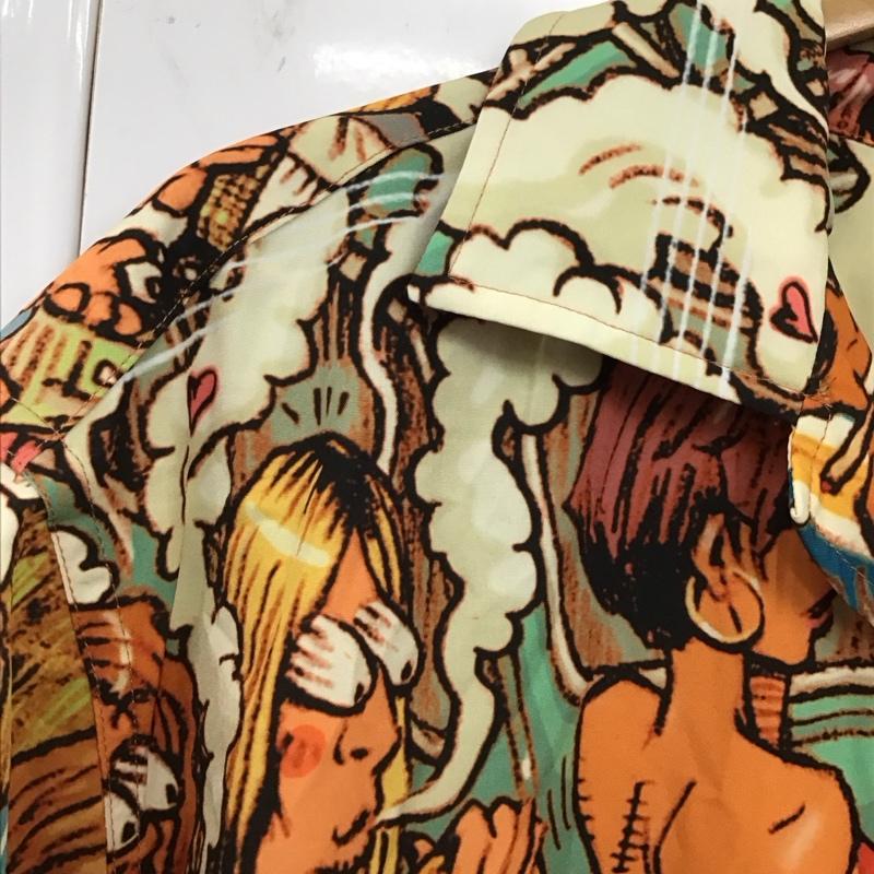 エロスティカ EROSTiKA シャツ、ブラウス 半袖 半袖シャツ プリントシャツ ポケットシャツ XL プリント マルチカラー / マルチカラー /  メンズ USED 古着 中古 10130094