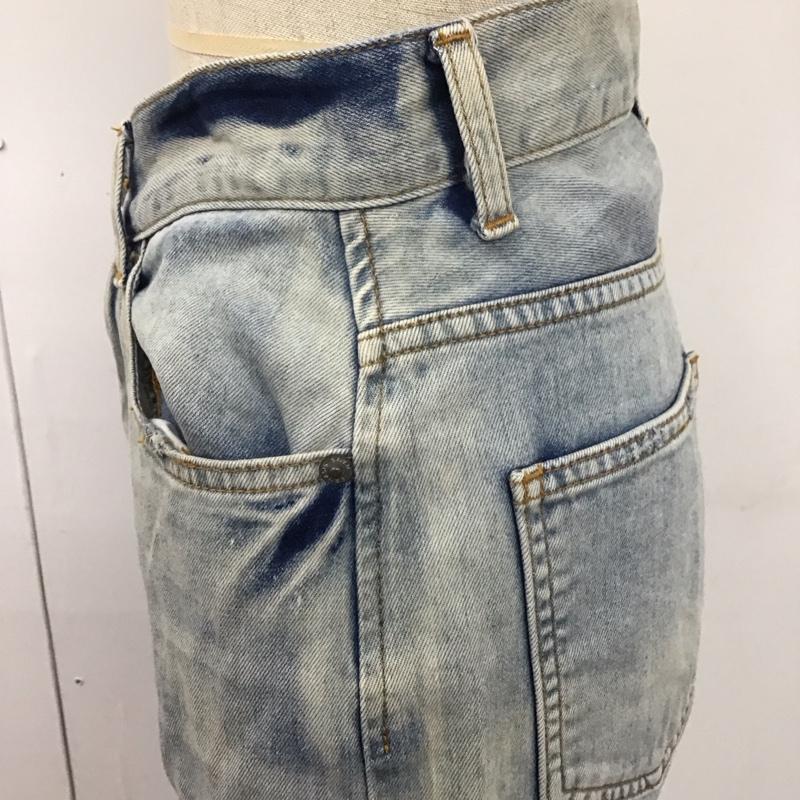 ジーナシス JEANASIS パンツ デニム、ジーンズ JS050358MR M 無地 水色 / ライトブルー /  レディース USED 古着 中古 10109355