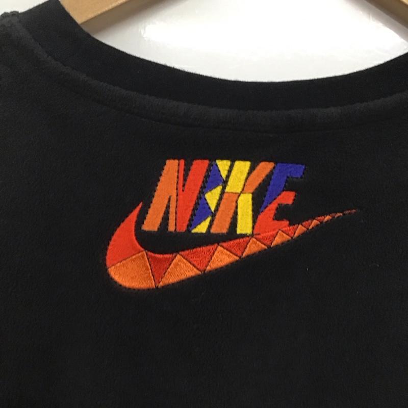 ナイキ NIKE トレーナー 長袖 cw1679-010 リイシュー クルー フリース M ロゴ、文字 黒 / ブラック /  メンズ USED 古着 中古 10144662