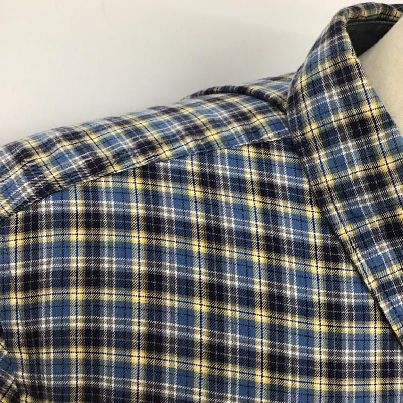 ラコステ LACOSTE シャツ、ブラウス 長袖 長袖シャツ カラーシャツ ポケットシャツ 長袖カットソー チェックシャツ 42 チェック マルチカラー / マルチカラー /  メンズ USED 古着 中古 10123939