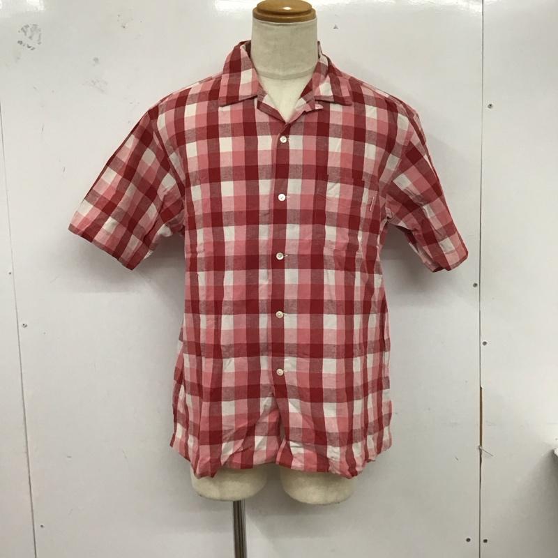 カールヘルム KARLHELMUT シャツ、ブラウス 半袖 半袖シャツ カラーシャツ 半袖カットソー チェックシャツ チェック 白 / ホワイト / X 赤 / レッド /  メンズ USED 古着 中古 10124489
