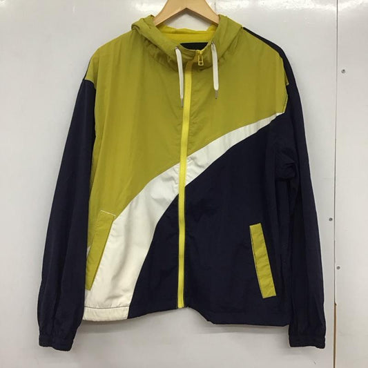 ニコアンド niko and... ジャケット、上着 ジャンパー、ブルゾン マウンテンパーカー L 無地 黄 / イエロー / X 紺 / ネイビー / X 白 / ホワイト /  メンズ USED 古着 中古 10134515