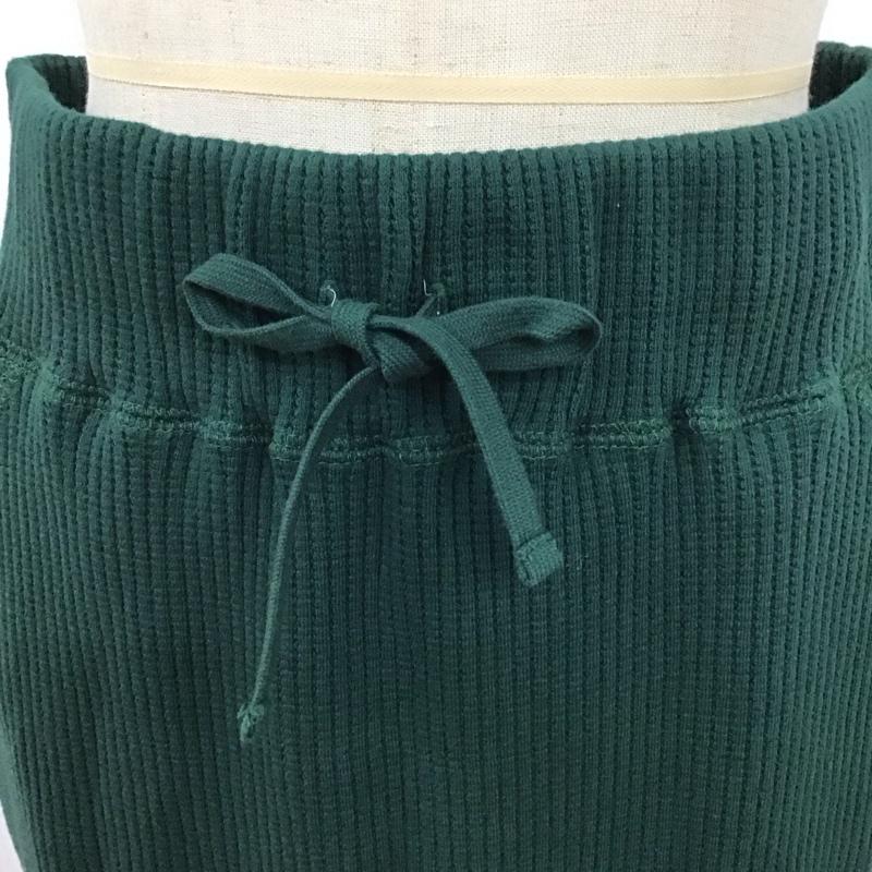 ローリーズファーム LOWRYS FARM スカート ロングスカート LFM50003TS ヘンケイワッフルカットスカート L 無地 緑 / グリーン /  レディース USED 古着 中古 10122452
