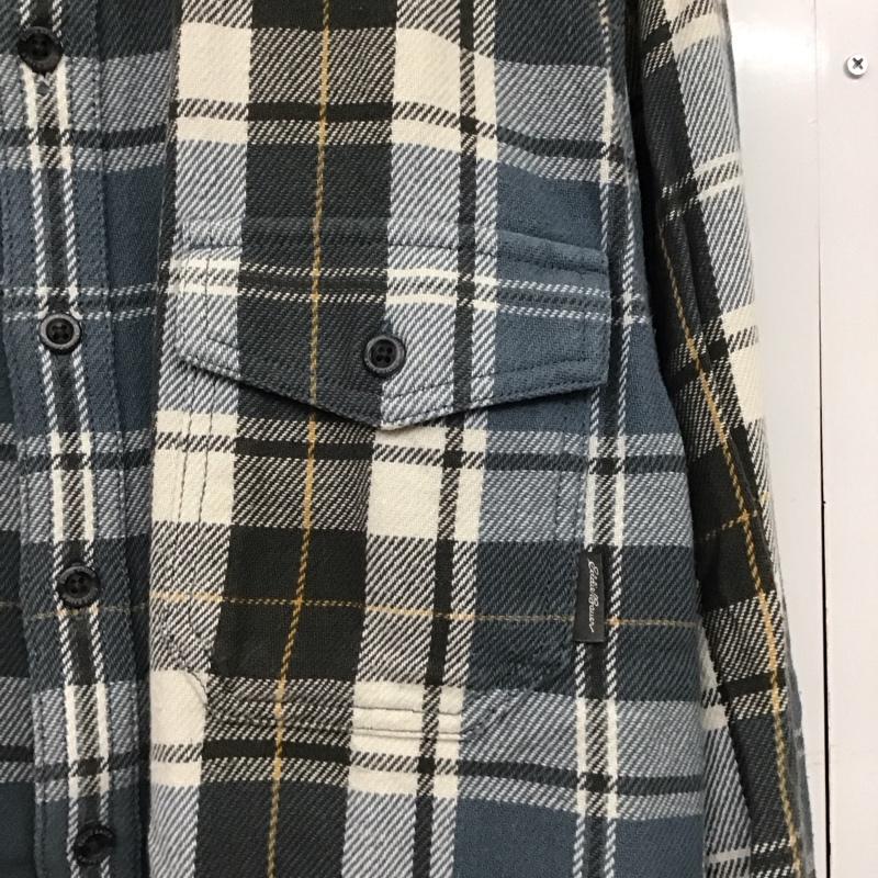エディーバウアー Eddie Bauer シャツ、ブラウス 長袖 長袖シャツ チェックシャツ カラーシャツ M チェック マルチカラー / マルチカラー /  メンズ USED 古着 中古 10144601