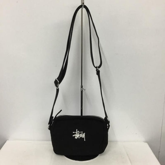 ステューシー STUSSY ショルダーバッグ ショルダーバッグ 134255 CANVAS POUCHショルダーバッグ ロゴ、文字 黒 / ブラック /  メンズ USED 古着 中古 10137421