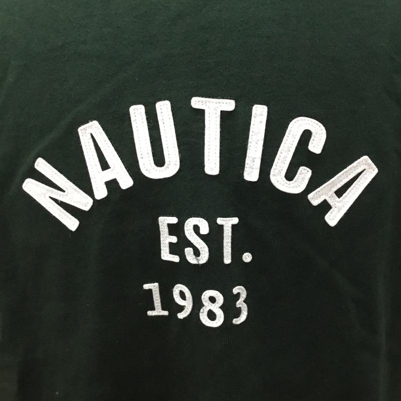 ノーティカ NAUTICA Tシャツ 半袖 半袖カットソー プリントTシャツ クルーネックカットソー S ロゴ、文字 緑 / グリーン /  メンズ USED 古着 中古 10114359