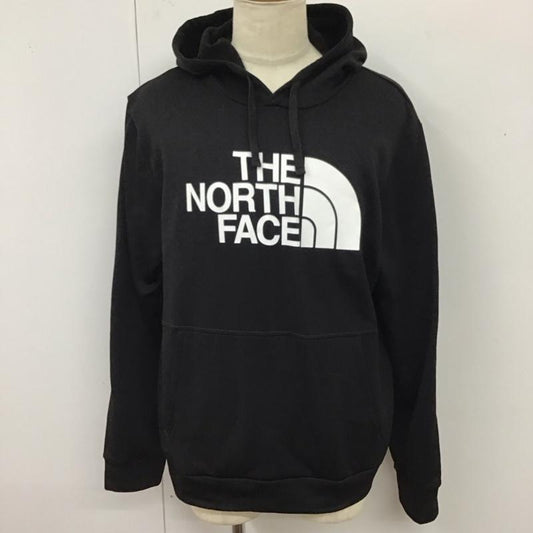 ザノースフェイス THE NORTH FACE パーカー 長袖 長袖パーカー フード付きパーカー プリントスウェット トレーナー L ロゴ、文字 黒 / ブラック /  メンズ USED 古着 中古 10119965