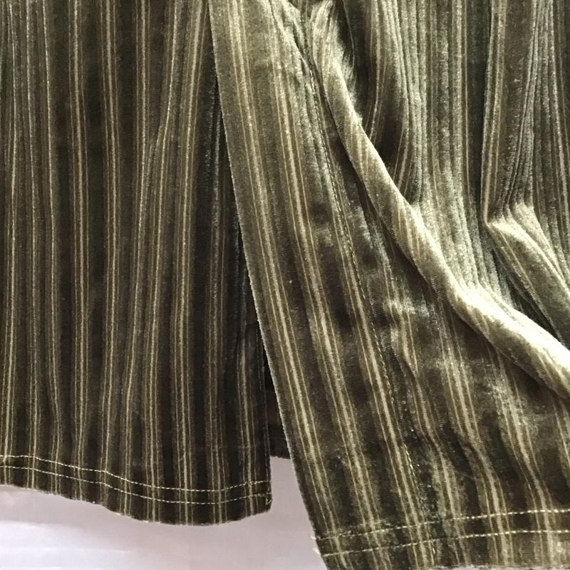 アーバンリサーチ URBAN RESEARCH スカート ロングスカート WH86-25N018 ベロア調 バックスリット FREE 無地 カーキ / カーキ /  レディース USED 古着 中古 10112466