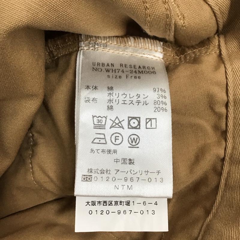 アーバンリサーチ URBAN RESEARCH パンツ スラックス WH74-24M006 クロップド丈 ストレッチ FREE 無地 ベージュ / ベージュ /  レディース USED 古着 中古 10115432