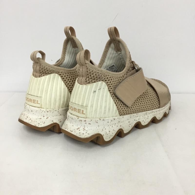 ソレル SOREL スニーカー スニーカー NL3231-257 キネティックスニークスニーカー 23cm 23.0cm ロゴ、文字 ベージュ / ベージュ /  レディース USED 古着 中古 10145151