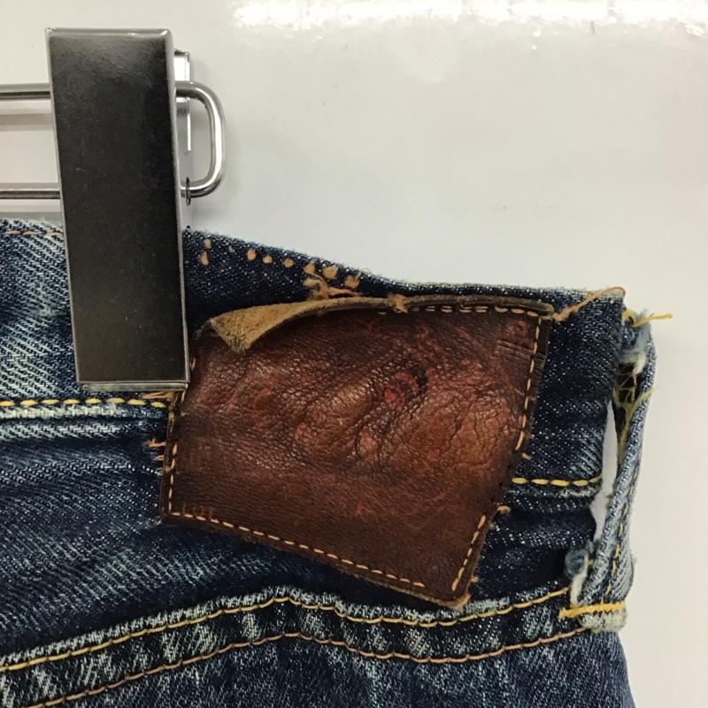 エヴィス EVISU パンツ デニム、ジーンズ 日本製 プリント 青 / ブルー /  メンズ USED 古着 中古 10133758