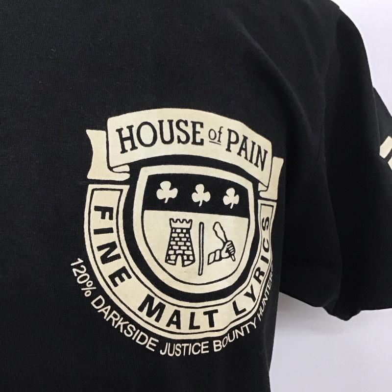 バウンティーハンター BOUNTY HUNTER Tシャツ 半袖 半袖カットソー プリントTシャツ クルーネックカットソー M ロゴ、文字 黒 / ブラック /  メンズ USED 古着 中古 10111958