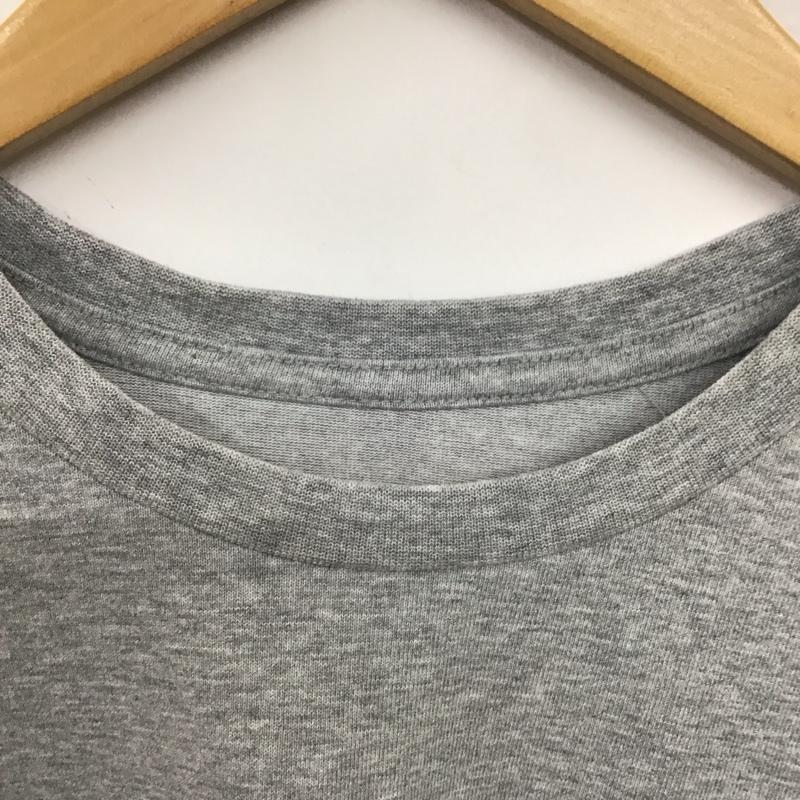 ザノースフェイス THE NORTH FACE Tシャツ 半袖 ntw32144 ショートスリーブバックスクエアロゴティー プリントTシャツ XL ロゴ、文字 灰 / グレー /  メンズ USED 古着 中古 10150108