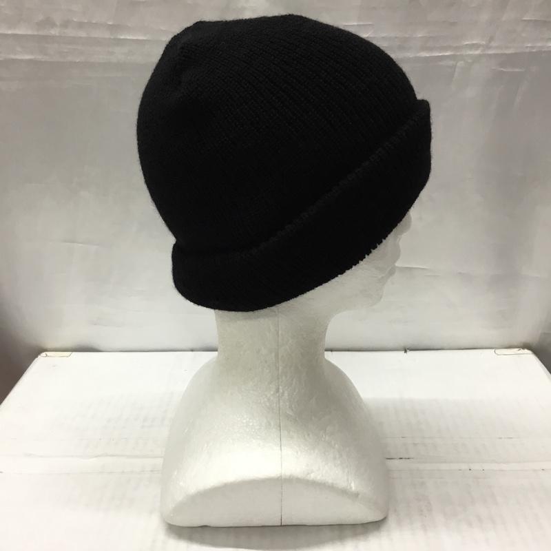 古着 USED 帽子 ニット帽 ウール ミリタリー 無地 黒 / ブラック /  メンズ USED 古着 中古 10115256