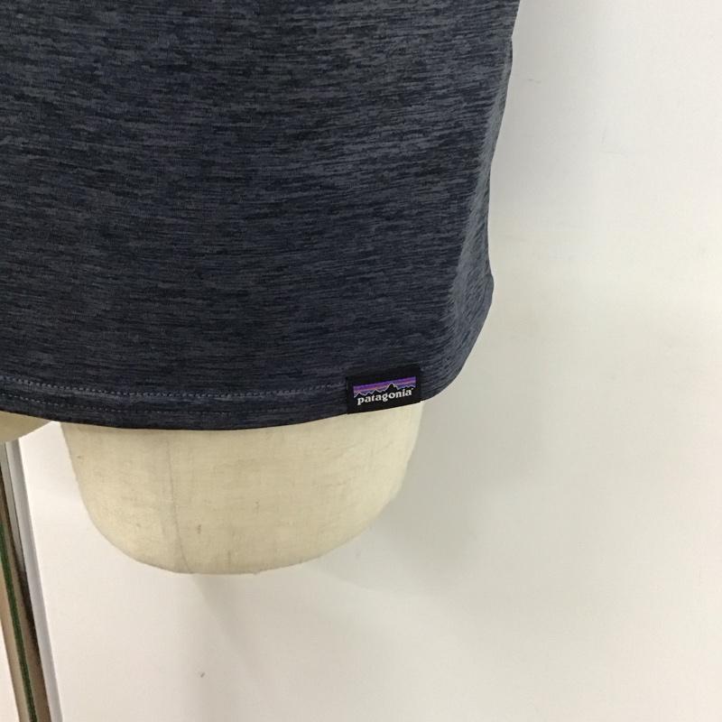 パタゴニア patagonia Tシャツ 半袖 45235sp23 半袖カットソー プリントTシャツ クルーネックカットソー M ロゴ、文字 紺 / ネイビー /  メンズ USED 古着 中古 10112826