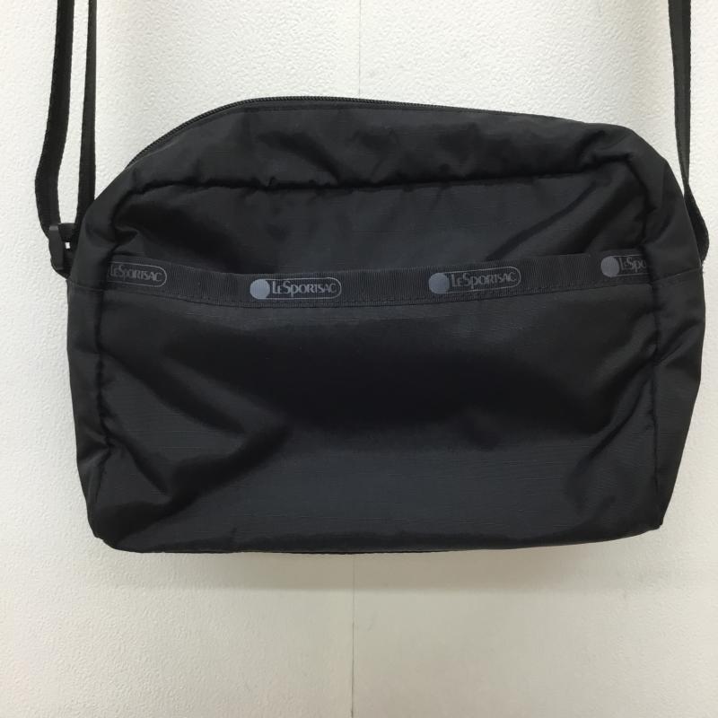 レスポートサック LeSportsac ショルダーバッグ ショルダーバッグ ロゴ、文字 黒 / ブラック /  レディース USED 古着 中古 10135112