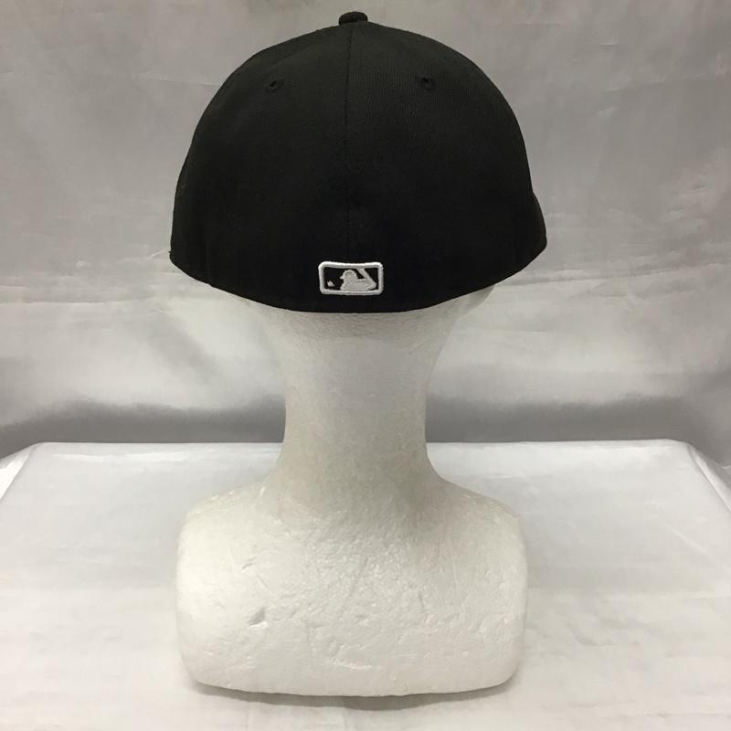 ニューエラ NEW ERA 帽子 キャップ LA 59FIFTY ロサンゼルスドジャース ロゴ、文字 黒 / ブラック /  メンズ USED 古着 中古 10121074