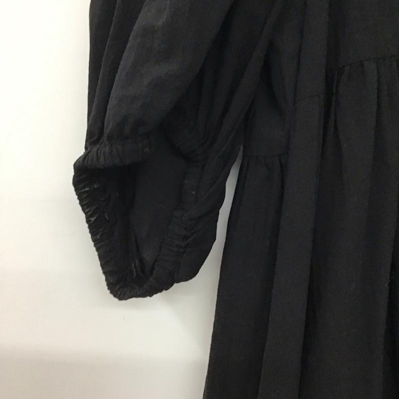 ローリーズファーム LOWRYS FARM ワンピース ミニスカート FREE 無地 黒 / ブラック /  レディース USED 古着 中古 10142136