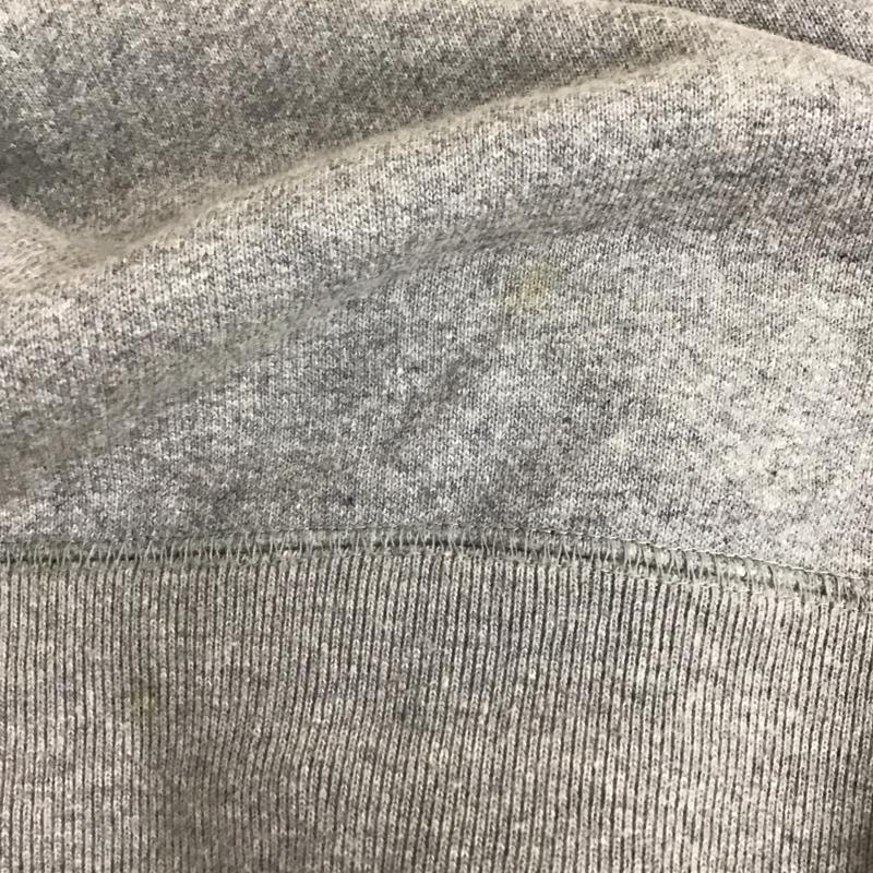 コムデギャルソンオム COMME des GARCONS HOMME トレーナー 長袖 長袖トレーナー スウェット クルーネック リブスウェットカットソー S ロゴ、文字 灰 / グレー /  メンズ USED 古着 中古 10117629