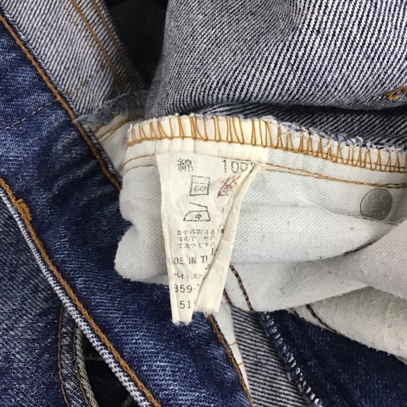 リーバイストラウスアンドコー Levi Strauss & co. パンツ デニム、ジーンズ デニムパンツ ワイドパンツ カジュアルパンツ 36 無地 インディゴ / インディゴ /  メンズ USED 古着 中古 10143535