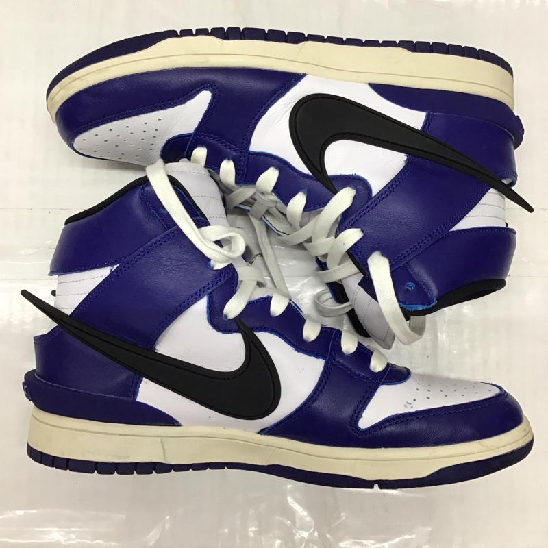 ナイキ NIKE スニーカー スニーカー CU7544-400 DUNK HI AMBUSH 26.5cm 箱有 26.5cm ロゴ、文字 白 / ホワイト / X 黒 / ブラック / X 青 / ブルー /  メンズ USED 古着 中古 10121141