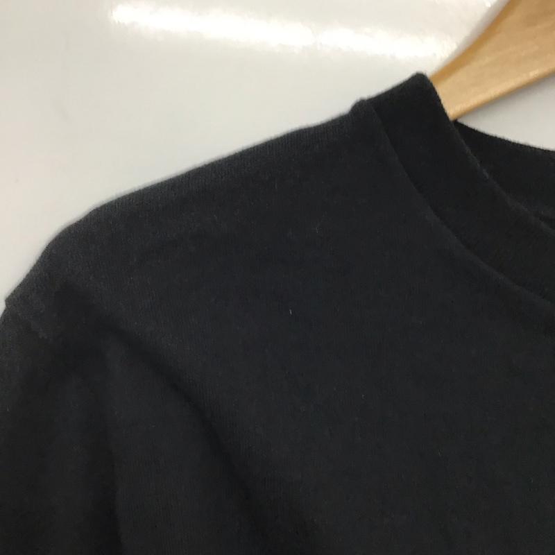 古着 USED カットソー 長袖 長袖カットソー プリントカットソー クルーネック M プリント 黒 / ブラック /  メンズ USED 古着 中古 10145655