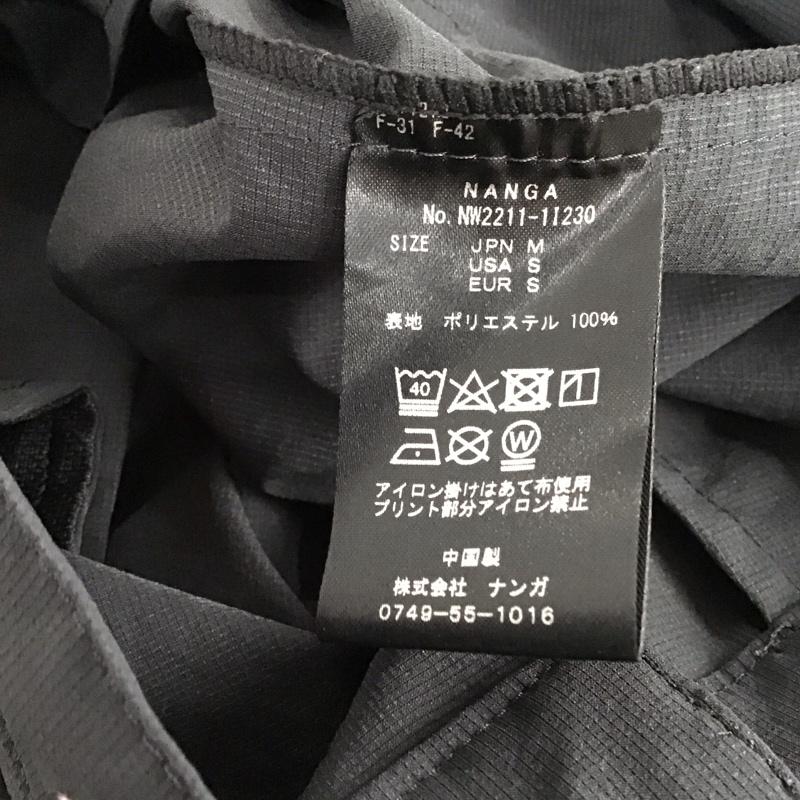 ナンガ NANGA パンツ ワークパンツ、ペインターパンツ nw2211-11230 AIRCLOTHCOMFYPANTS ナイロンパンツ M ロゴ、文字 黒 / ブラック /  メンズ USED 古着 中古 10141626