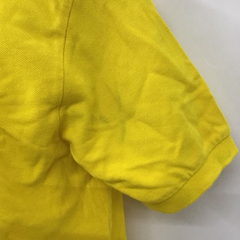 ポロバイラルフローレン Polo by RALPH LAUREN ポロシャツ 半袖 半袖 M ロゴ、文字 黄 / イエロー /  メンズ USED 古着 中古 10112147