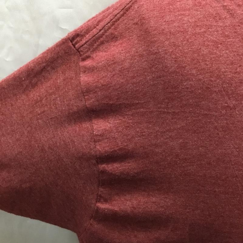 リー Lee Tシャツ 半袖 クルーネック XXL 無地 えんじ / ワインレッド /  メンズ USED 古着 中古 10115515