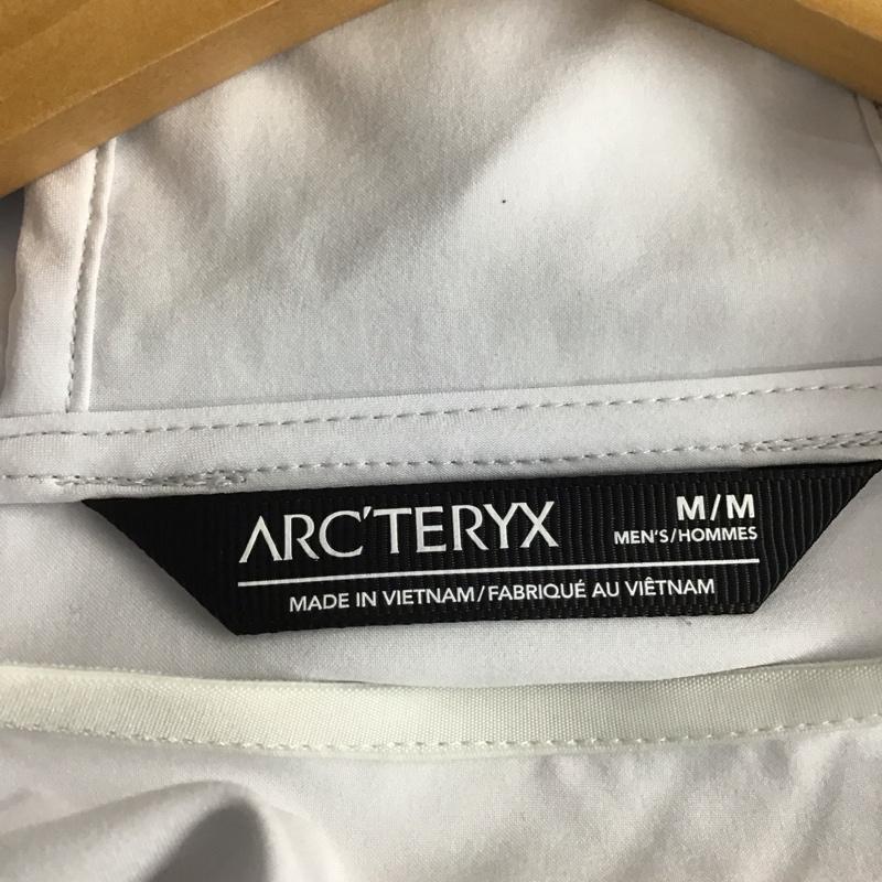 アークテリクス ARC TERYX パーカー 長袖 長袖プルオーバーパーカー 薄手 スポーツウェア M 無地 白 / ホワイト /  メンズ USED 古着 中古 10143526