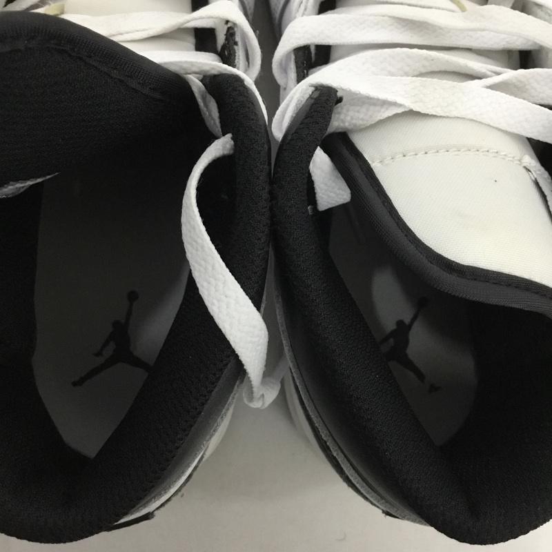 ナイキ NIKE スニーカー スニーカー DQ8426-132 AIR JORDAN 1 MID 27cm 27.0cm ロゴ、文字 白 / ホワイト / X 黒 / ブラック /  メンズ USED 古着 中古 10148395
