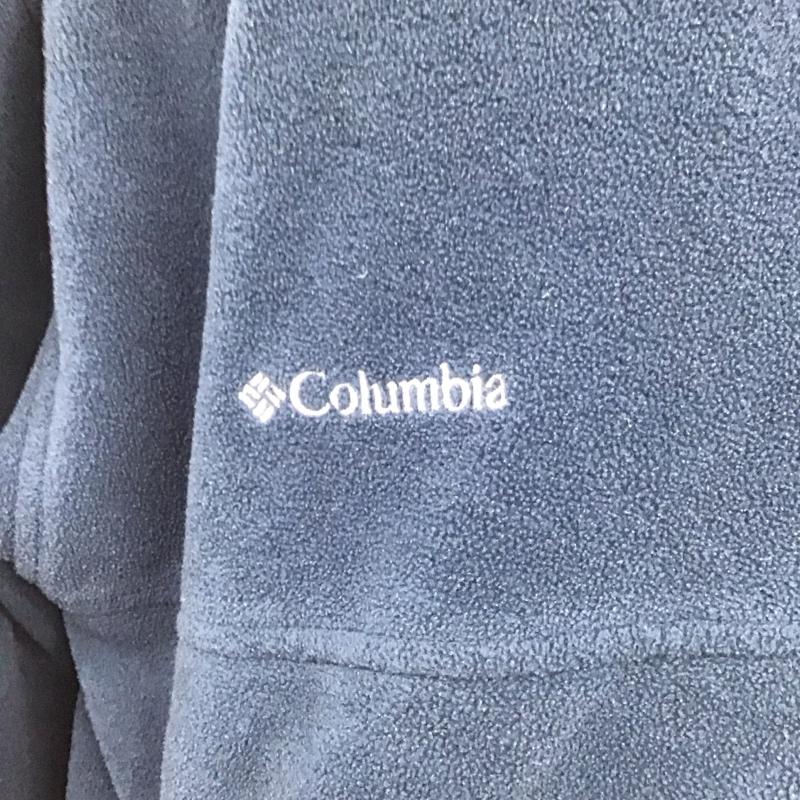 コロンビア Columbia ジャケット、上着 ジャケット、ブレザー ジップアップジャケット ジャンパー ジャケット フリースジャケット アウター XXL ロゴ、文字 紺 / ネイビー /  メンズ USED 古着 中古 10124321