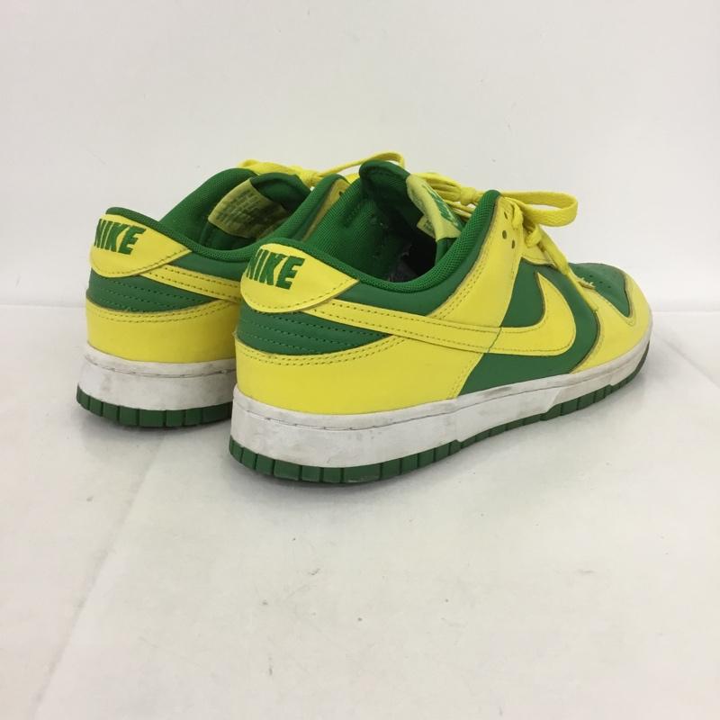ナイキ NIKE スニーカー スニーカー DV0833-300 DUNK LOW RETRO BTTYS 28cm 28.0cm ロゴ、文字 緑 / グリーン / X 黄 / イエロー /  メンズ USED 古着 中古 10133172