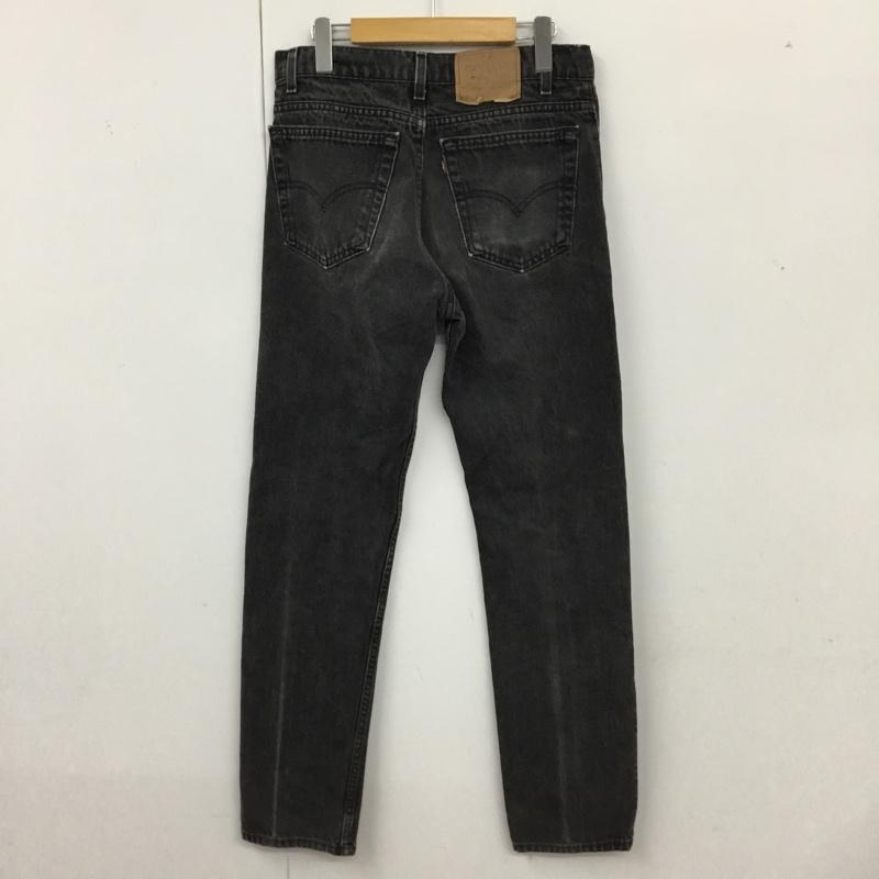 リーバイストラウスアンドコー Levi Strauss & co. パンツ デニム、ジーンズ デニムパンツ スリムパンツ ジーンズ 32インチ 無地 黒 / ブラック /  レディース USED 古着 中古 10118619