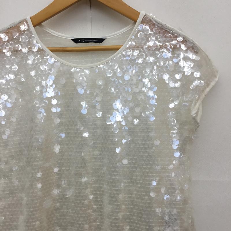 アルマーニエクスチェンジ ARMANI EXCHANGE カットソー 半袖 XS  白 / ホワイト /  レディース USED 古着 中古 10139198