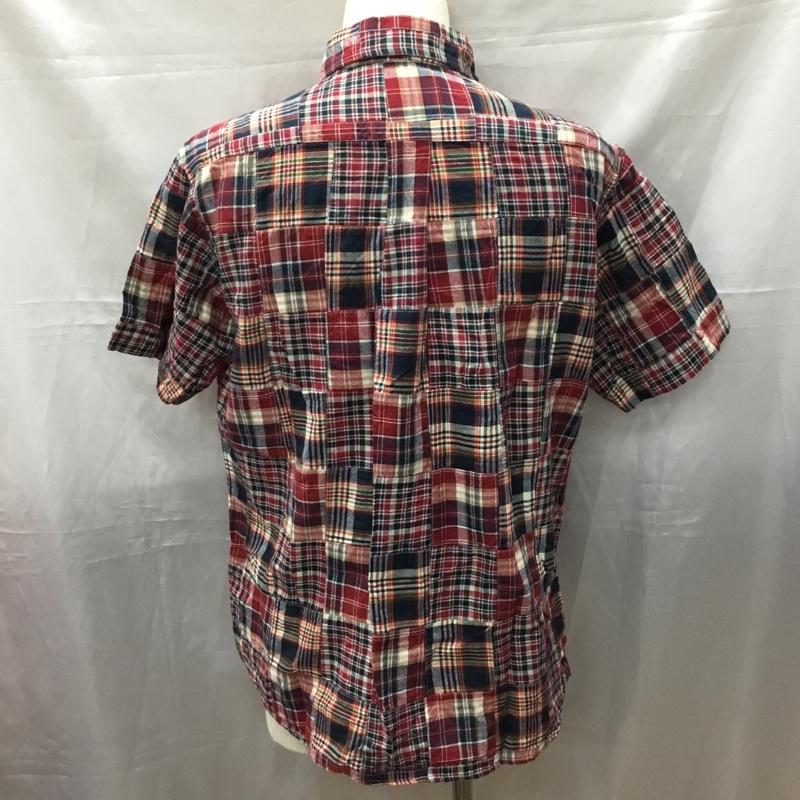 エディーバウアー Eddie Bauer シャツ、ブラウス 半袖 034-9894 ボタンダウン M チェック マルチカラー / マルチカラー /  メンズ USED 古着 中古 10111583