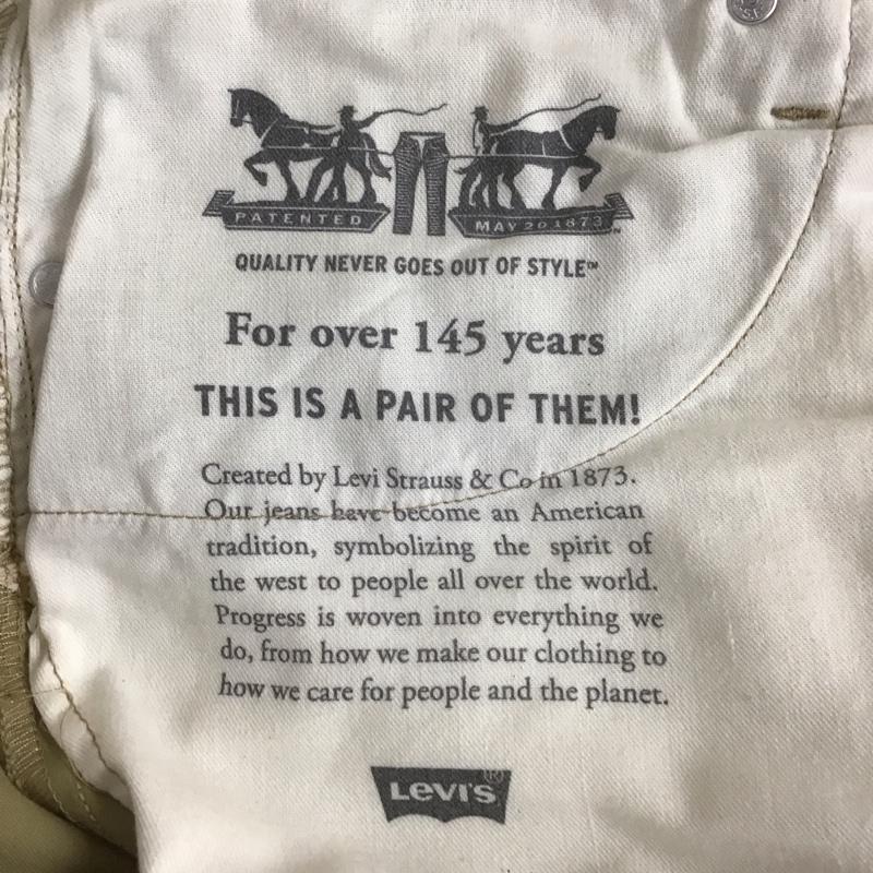 リーバイストラウスアンドコー Levi Strauss & co. パンツ デニム、ジーンズ 502 チノパン カジュアルパンツ ストレートパンツ ストレッチパンツ 36インチ 無地 ベージュ / ベージュ /  メンズ USED 古着 中古 10107189