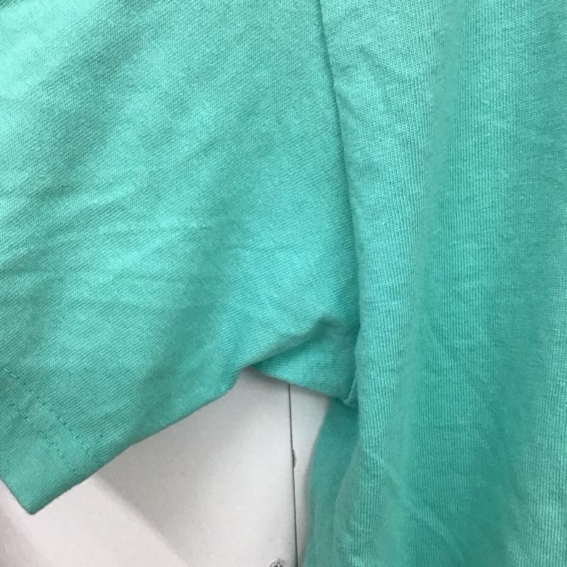 エロスティカ EROSTiKA Tシャツ 半袖 半袖カットソー プリントTシャツ クルーネックカットソー XL プリント 緑 / グリーン /  メンズ USED 古着 中古 10134632