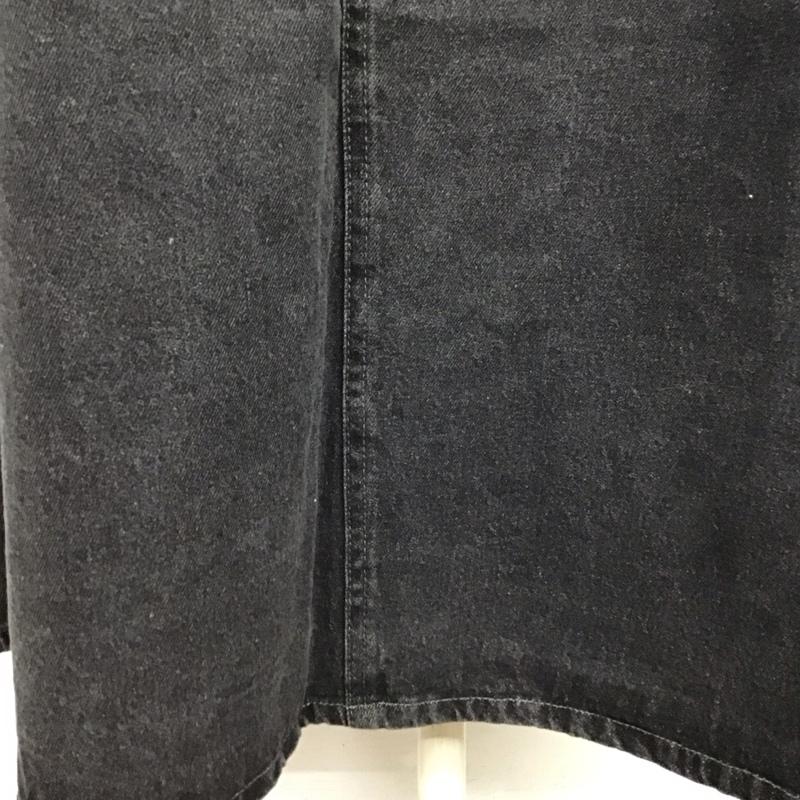 スタディオクリップ studio CLIP スカート ロングスカート TS228002-1 デニム L 無地 黒 / ブラック /  レディース USED 古着 中古 10118702