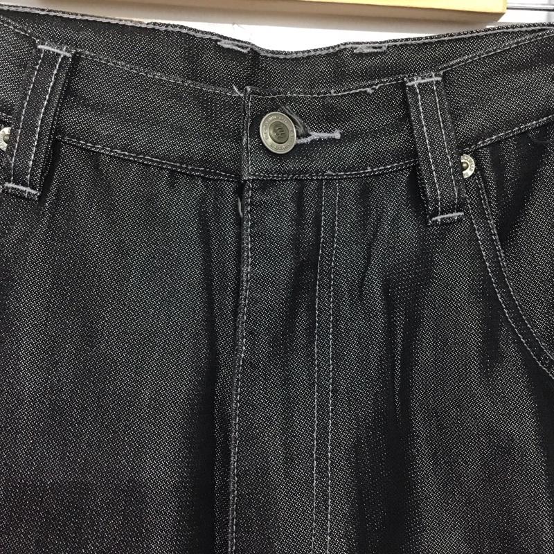 ロカウェア ROCAWEAR パンツ デニム、ジーンズ デニムパンツ ワイドパンツ カジュアルパンツ 36 ロゴ、文字 黒 / ブラック /  メンズ USED 古着 中古 10143534