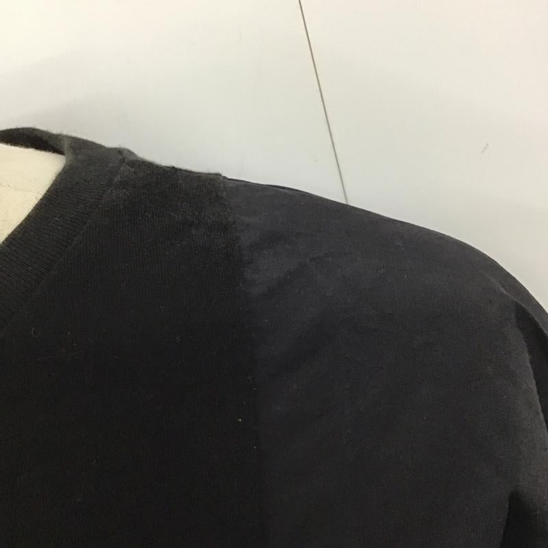 キャンプセブン CAMP7 カットソー 長袖 長袖カットソー 刺繍ロゴカットソー クルーネック M ロゴ、文字 黒 / ブラック /  メンズ USED 古着 中古 10126047