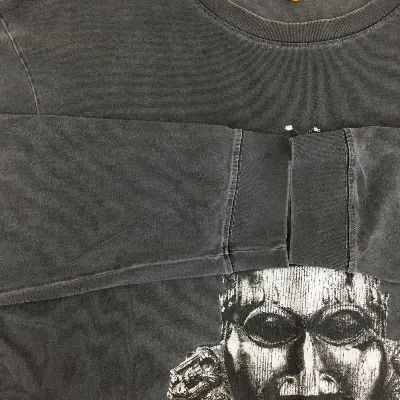 ユニオン UNION カットソー 長袖 UNION ORIGINAL CIVILIZED L/S TEE ユニオン ロンT 5 プリント 黒 / ブラック /  メンズ USED 古着 中古 10149686