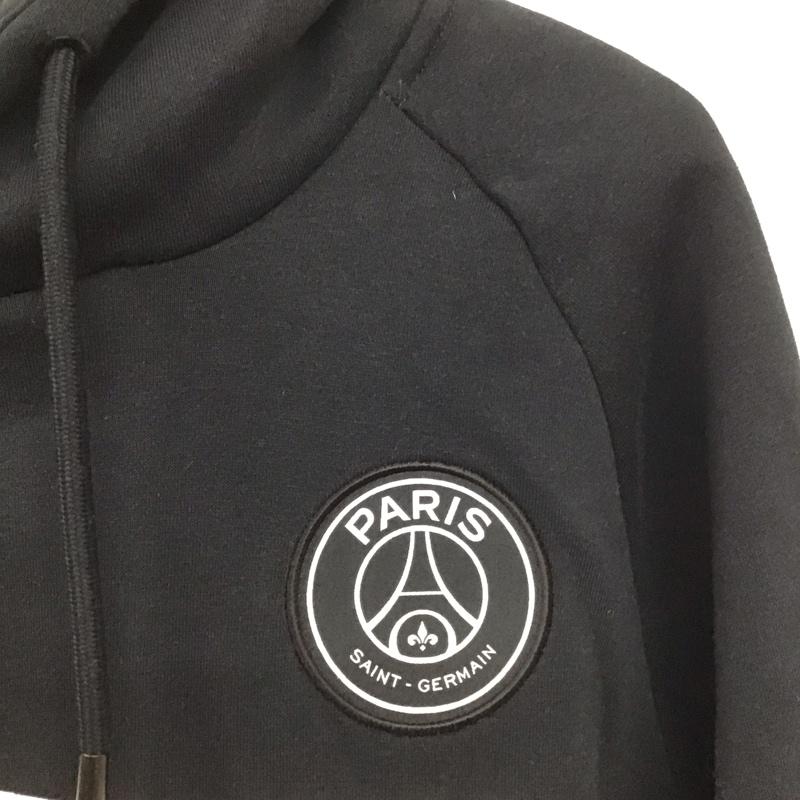 エアジョーダン AIR JORDAN パーカー 長袖 19SS ParisSaintGerman プルオーバーパーカー XL ロゴ、文字 黒 / ブラック /  メンズ USED 古着 中古 10144536