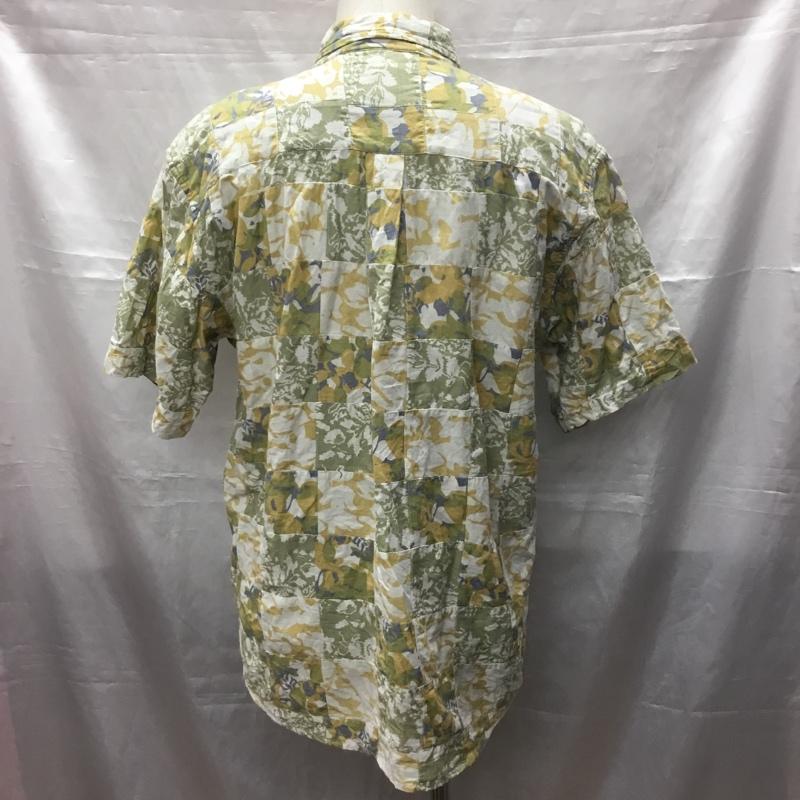 ステューシー STUSSY シャツ、ブラウス 半袖 半袖シャツ カラーシャツ 半袖カットソー パッチワークシャツ 00s M プリント マルチカラー / マルチカラー /  メンズ USED 古着 中古 10115634