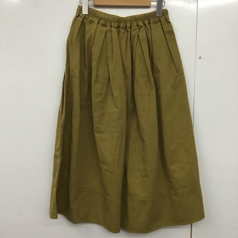 エヘカソポ ehka sopo スカート ロングスカート M 無地 黄緑 / イエローグリーン /  レディース USED 古着 中古 10143751