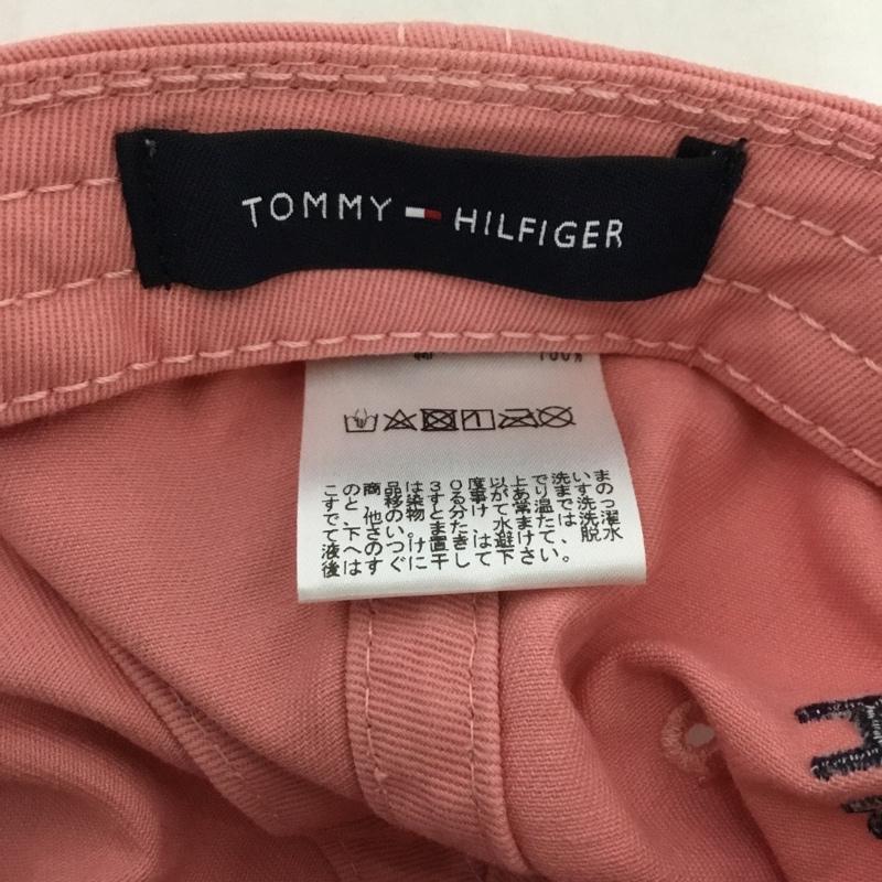 トミーヒルフィガー TOMMY HILFIGER 帽子 キャップ C8878C6524-670 コットン ワンポイント 桃 / ピンク /  レディース USED 古着 中古 10129006