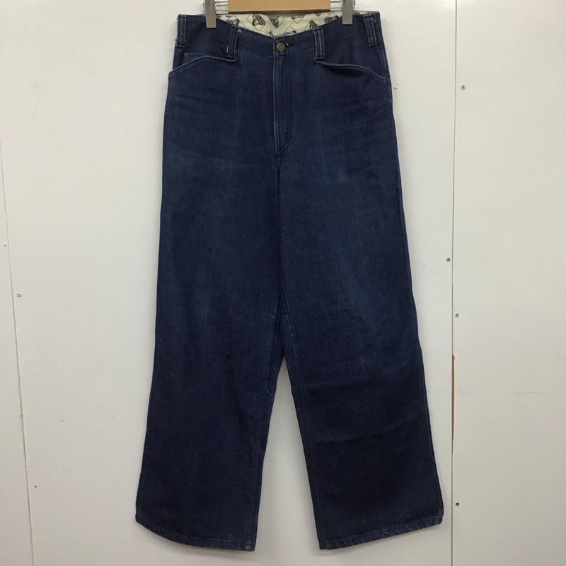 ベンデイビス BEN DAVIS パンツ デニム、ジーンズ 32×32 676 ワンポイント 青 / ブルー /  メンズ USED 古着 中古 10140219