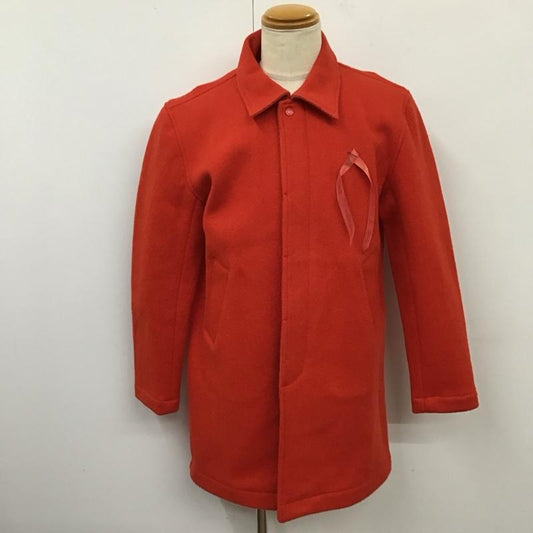 ブラウンズビーチジャケット BROWN S BEACH JACKET ジャケット、上着 ジャケット、ブレザー FULLCOUNT 実名復刻 ブラウンズビーチクロス BBJ10-008 ステンカラーコート ロングコート 40 無地 橙 / オレンジ /  メンズ USED 古着 中古 10117562